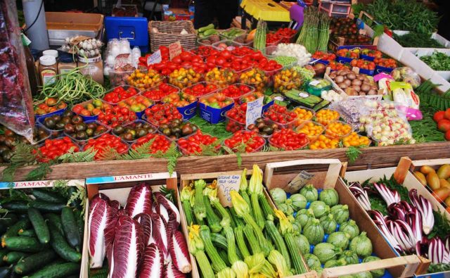 Campo de Fiori Marché Rome Légumes Produits