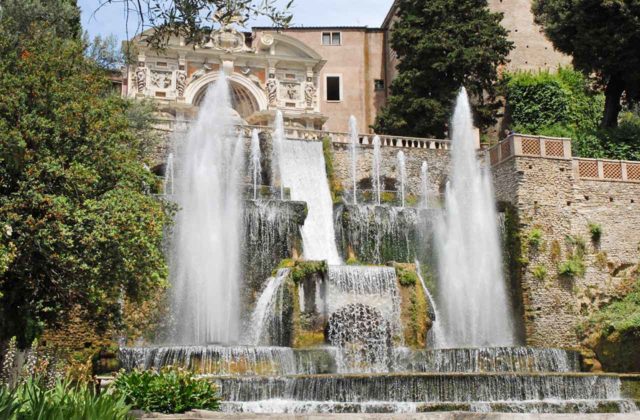 Fontaine de Neptune Villa d'Este Tivoli