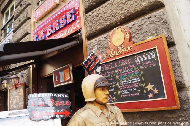 Pizzeria insolite Rome La Base