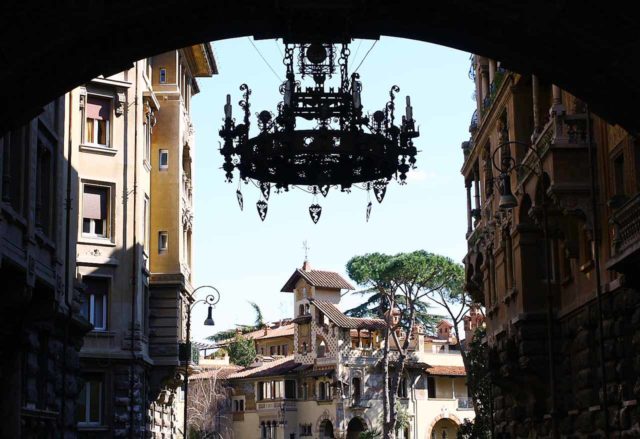 Quartiere Coppede Rome Chandelier