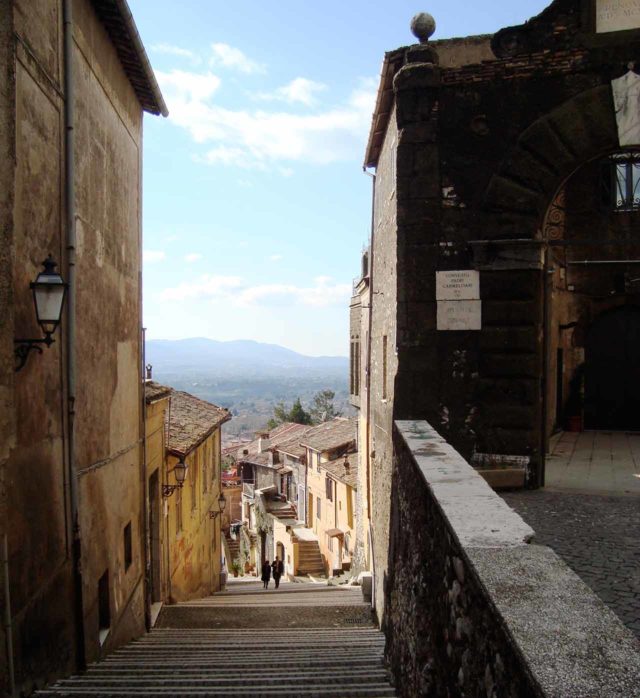 Rue Escaliers Vue Palestrina