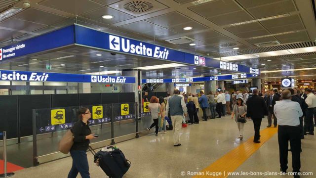 Sortie aéroport Rome Fiumicino