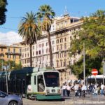 Tram tramway à Rome