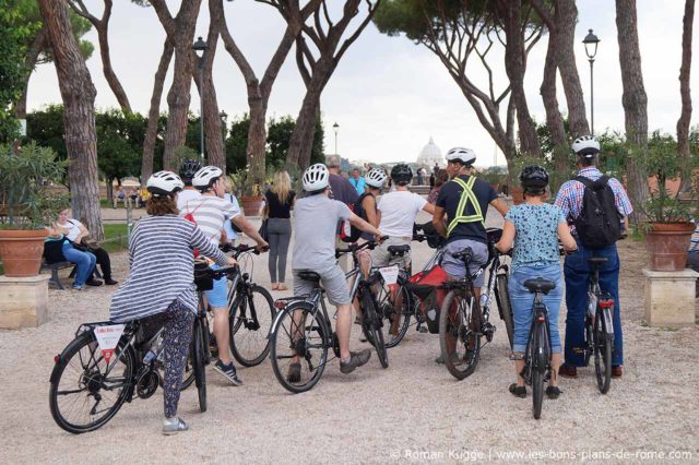 Visite de Rome en vélo