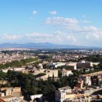 Vue panoramique Rome coupole Basilique Saint-Pierre