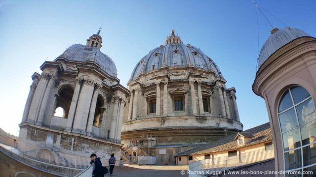 coupole Basilique Saint-Pierre toits du Vatican