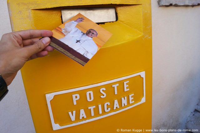 Carte postale poste Vatican