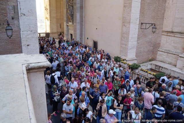 File d'attente Vatican