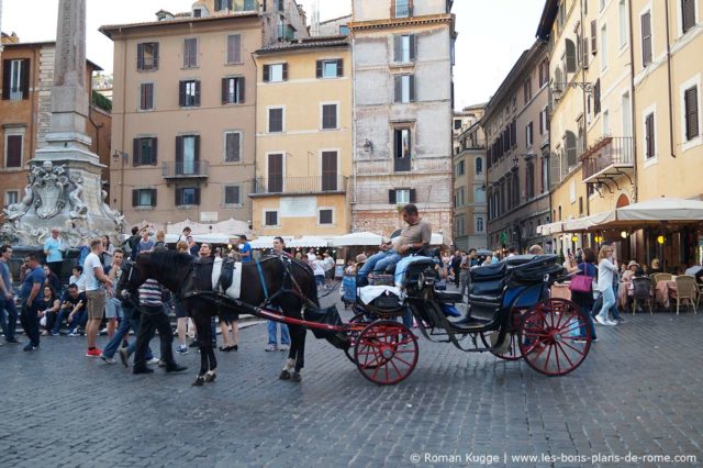 Visite de Rome en calèche