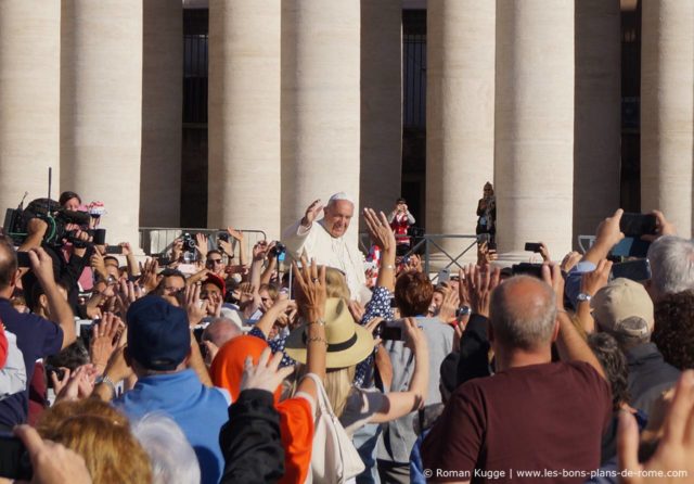 Audience messe papale Rome