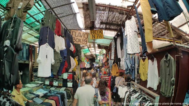 Rome Brocante Marché aux puces Via Sannio San Giovanni