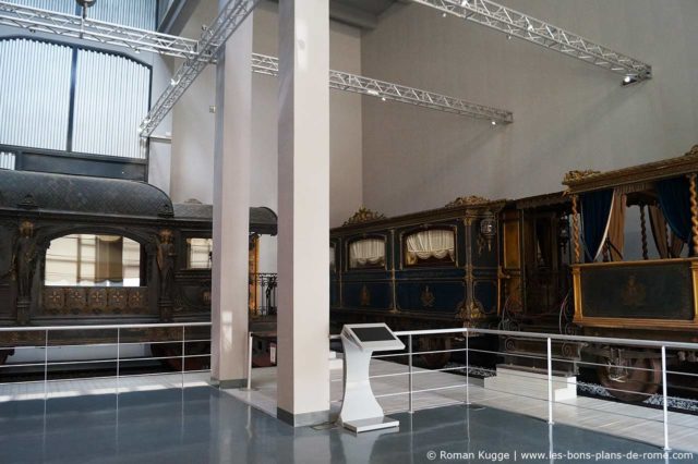 Centrale Montemartini Rome Wagon Train du pape