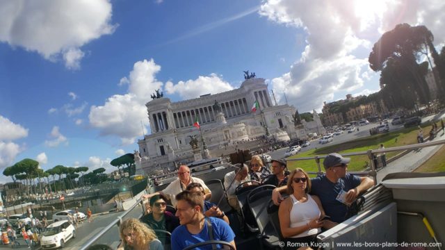 Bus touristique Hop-On Hop-Off Rome