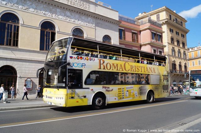 Bus touristique Hop-On Hop-Off Rome Roma Cristiana