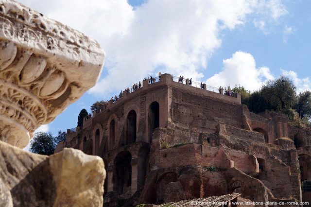 Le Mont Palatin dans le Forum Romain