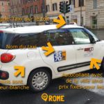 Taxis à Rome – signes distinctifs