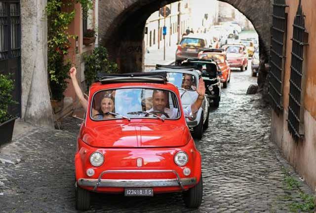 Visite de Rome en FIAT 500