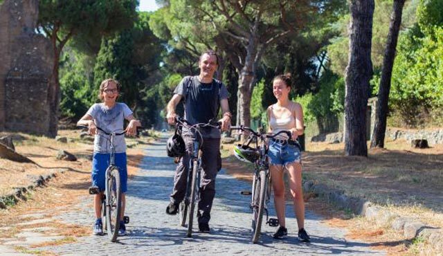 Visite de la Via Appia en vélo