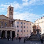 Piazza Santa Maria Trastevere à Rome